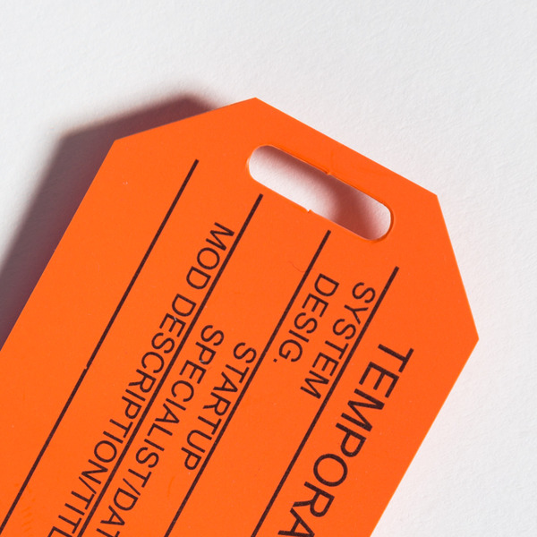 tag with clipped corners