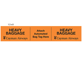 Custom Heavy Baggage Tag - Cayman Airways