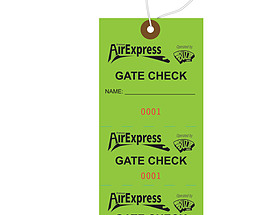 Custom Airline Hang Tag - Air Express