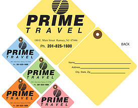 Custom Baggage Hang Tag - Prime Travel