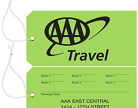 Custom Baggage Hang Tag - AAA Travel