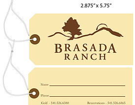 Custom Golf Bag Hang Tag - Brasada Ranch