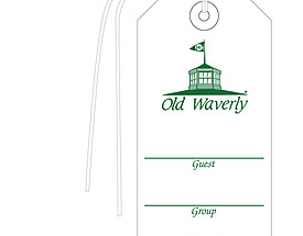Custom Golf Bag Hang Tag - Old Waverly