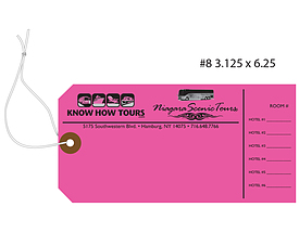 Custom Travel Hang Tag - Know How Tours