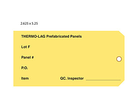 Thermo-Lag Quality Inspection Tag