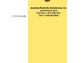 Custom Printed Auction Tags from St. Louis Tag