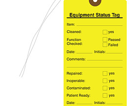 Equipment Status 2 – Hospital Tag
