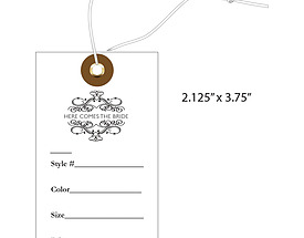 Custom Boutique Hang Tag - Here Comes The Bride