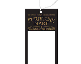 Custom Furniture Price Tag - Furniture Mart
