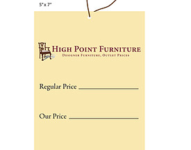 Custom Furniture Price Tag - High Point Furniture