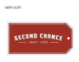 Custom Price Hang Tag - Second Chance Thrift Store