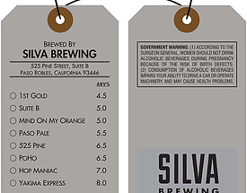 Custom Growler Tag - Silva Brewing Company