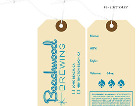 Custom Growler Tag - Beachwood Brewing