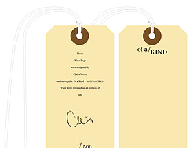 Clipped Corners Hang Tag for Of A Kind