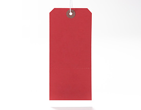 Standard Color - Red Hang Tag from St. Louis Tag