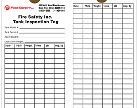 Fire Safety Inc. – Tank Inspection Tag