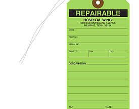 Repairable – Hospital Tag