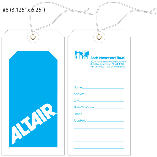 St. Louis Tag Co. Announces New Luggage Labeling Hang Tag